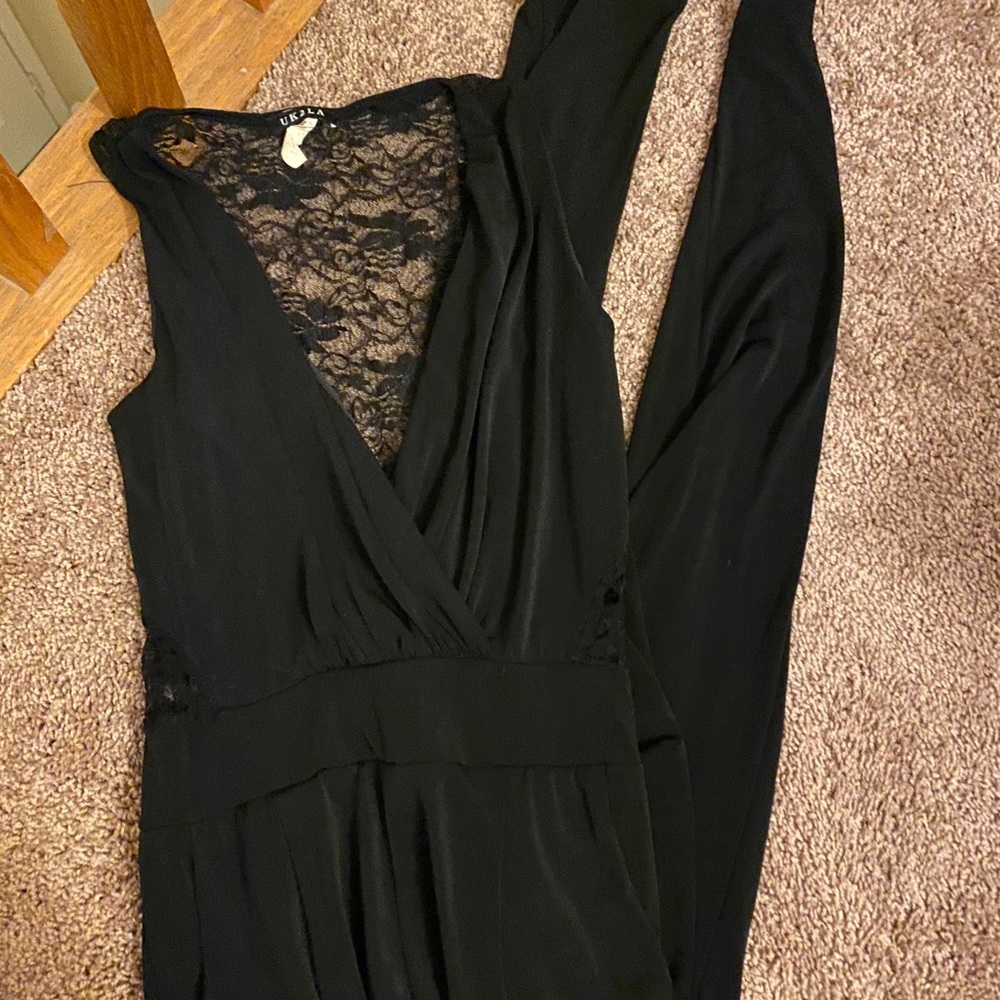 black lace jumper